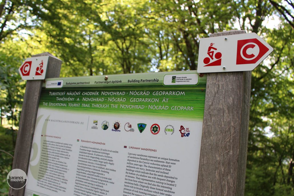 Közép-Európa egyik leghosszabb tanösvénye kanyarog a magyar-szlovák határ nógrádi szakaszán (karancs-medves.info fotó: Kéri István)